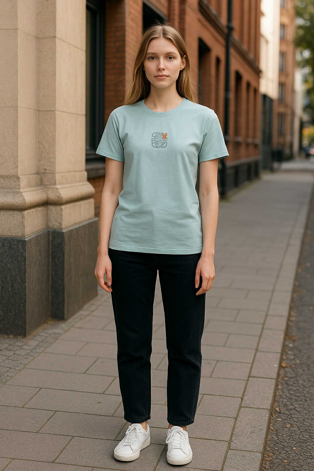 u neck t-shirt