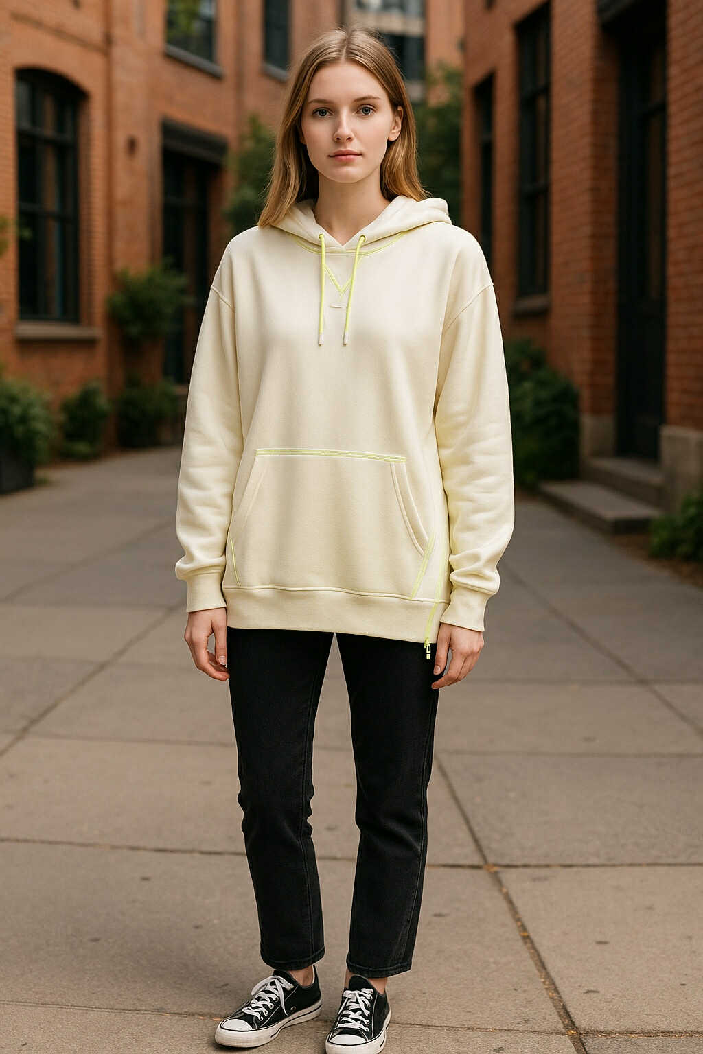 pullover hooded sweater
